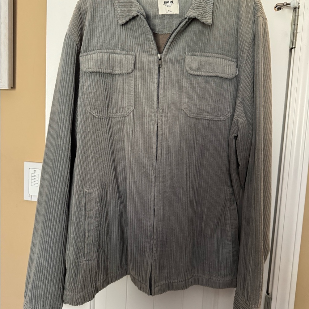 Katin Men's Gray Corduroy Jacket